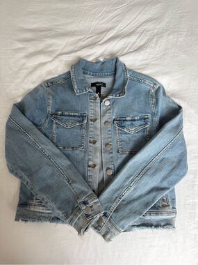 Aqua Light Blue Denim Jacket